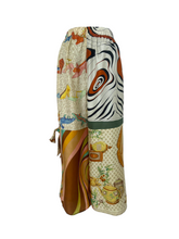 Silk scarf pants